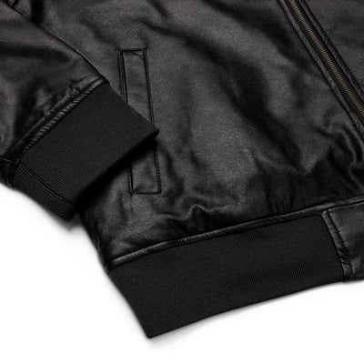 Faux Leather bomber Jacket