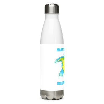 Make Turtle Island Indigenous Again - Stainless steel water bottle